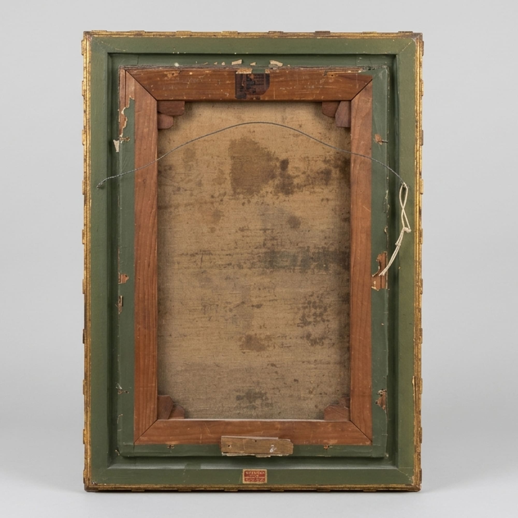 Spanischer Barock-Meister: Heilige Gertrud | Original Ölgemälde gerahmt – Bild 4